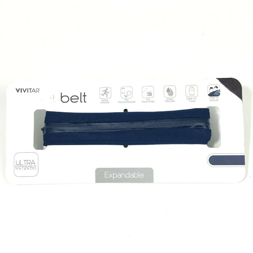 Vivitar Sport Belt Ultra Expandable Material Blue